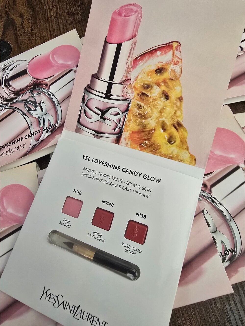 NIP! Yves Saint Laurent,  Loveshine Candy Glow, BUNDLE SET SAMPLES, 9 Total - Picture 4 of 4